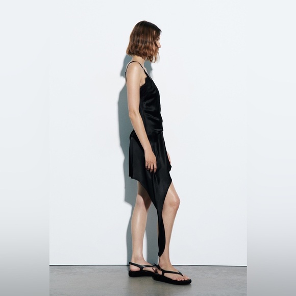 NWT ZARA ASYMMETRIC HEM JUMPSUIT LIMITED EDITION SIZE M - Picture 6 of 16